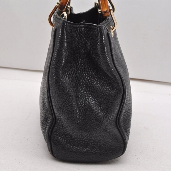Gucci Bamboo Shopper Leather Tote with crossbody - Picture 3 of 16
